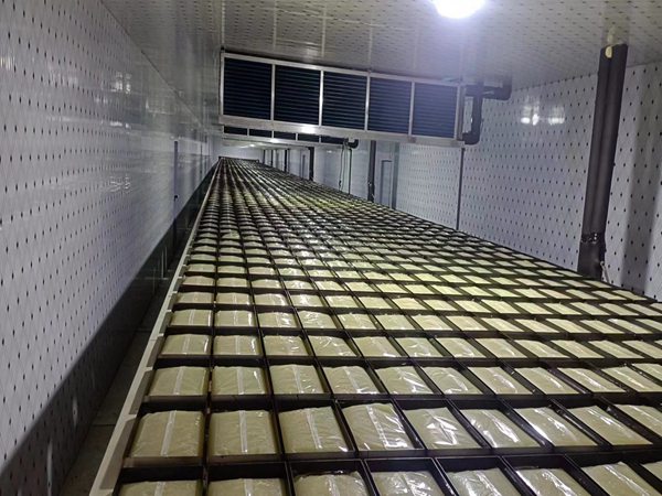 青島賽邦的碼垛機(jī)器人生產(chǎn)線(xiàn)